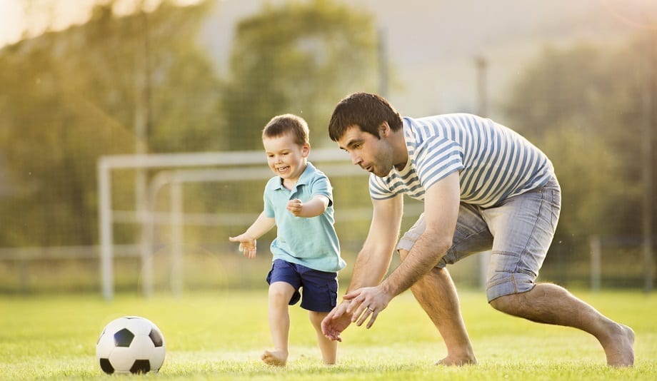 Ball Kicking Toddler