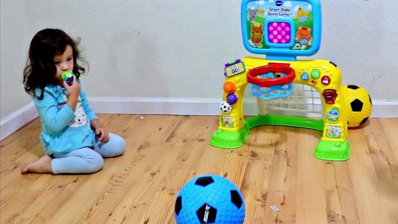 Toddler doing Sports