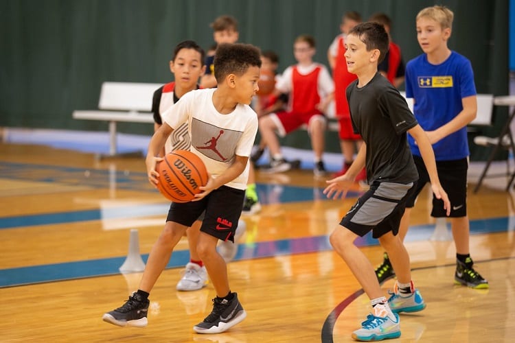 Kids Playing Basketball